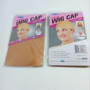 🏖 COPY - 4 Dream Deluxe Beige Wig Caps NIB